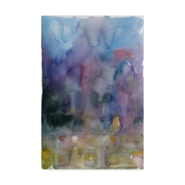 Trademark Fine Art Annelein Beukenkamp 'Purple Background' Canvas Art, 22x32 ALI38259-C2232GG